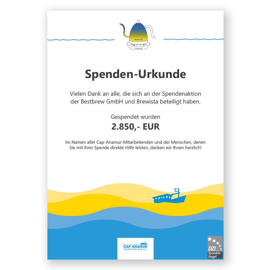 2. Donation Certificate CapAnamur BESTbrew