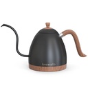 Brewista Artisan 0.6L Gooseneck Variable Kettle - Matte Black - Wood Accents